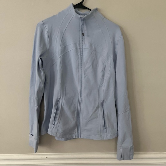 lululemon athletica Tops - Lululemon athletica W4AWK define jacket light baby blue full zip athletic Sz 12